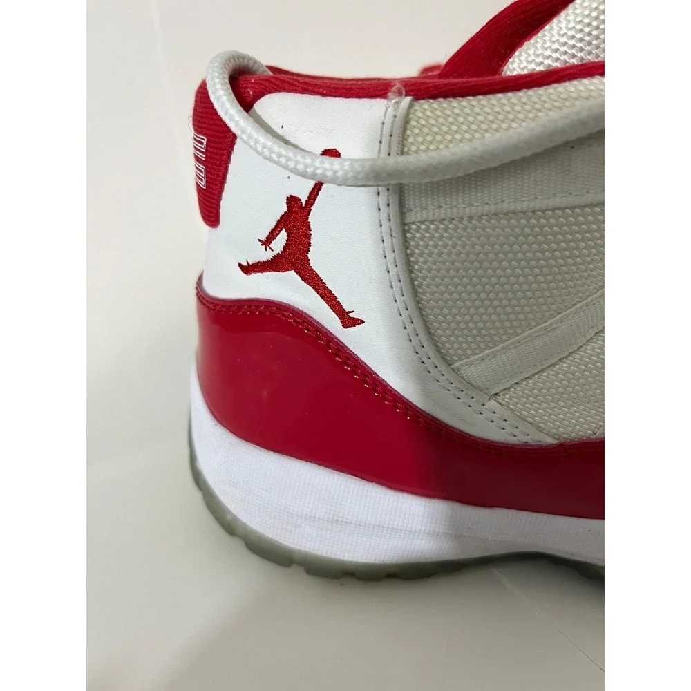 Nike Air Jordan 11‎ Retro Cherry 2022 White Varsity Red Men's Size 10 CT8012-116